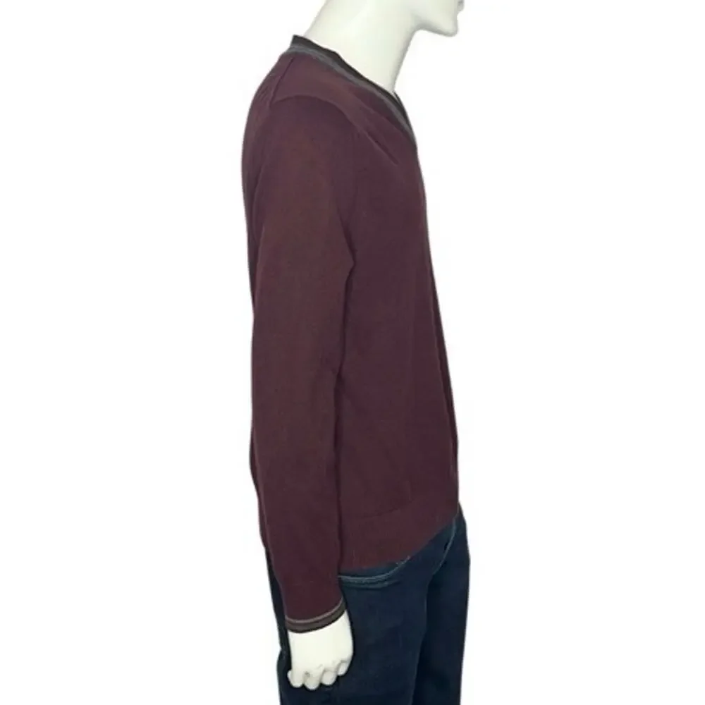Banana‎ Republic Cotton Cashmere V-Neck Sweater Size Large